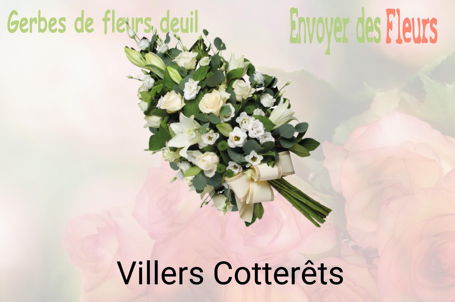 Gerbe de fleurs de deuil livrée à Villers-Cotterêts